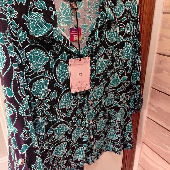 Womens blouse size 2X - Picture 1 of 7
